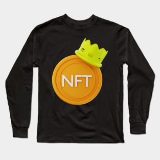 3D Nft King Long Sleeve T-Shirt